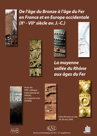 La moyenne vallée du Rhône aux âges du fer, actualité de la recherche : bilan et perspectives