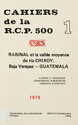  Hors-texte: Carte du Guatemala indiquant la région étudiée par la R.C.P. 500