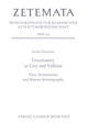 Uncertainty in Livy and Velleius