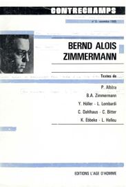 Souvenirs (prospectifs) de Bernd Alois Zimmermann