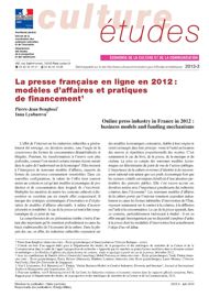 La presse française en ligne en 2012