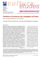 Territoires et ressources des compagnies en France