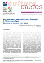 Pratiques culturelles, 1973-2008