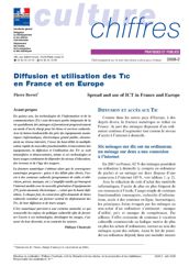 Diffusion et utilisation des TIC en France et en Europe