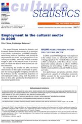 Employment in the cultural sector in 2005