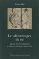 Le « décorticage » du riz