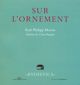 Sur l’ornement