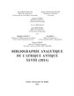 Bibliographie analytique de l’Afrique antique XLVIII (2014)