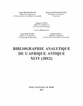 Bibliographie analytique de l’Afrique antique XLVIII (2014)