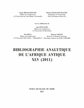 Bibliographie analytique de l’Afrique antique XLVIII (2014)