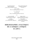 48572 Bibliographie analytique de l’Afrique antique LI (2017)
