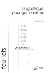 Linguistique pour germanistes