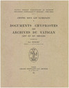 Chypre sous les Lusignans : documents chypriotes des archives du Vatican (XIVe et XVe siècles)