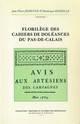 VII. Les Cahiers de Bailliages de l’Artois