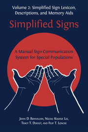 Simplified Signs A Manual Sign Communication System For Special Volume 2 11 The Simplified Sign System Lexicon Open Book Publishers