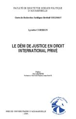 Le déni de justice en droit international privé