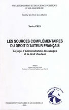 Les sources complémentaires du droit d’auteur français