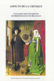 Les Époux Arnolfini de Van Eyck, une écriture critique contemporaine