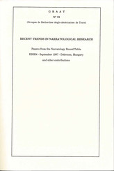 Recent Trends in Narratological Research