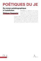 Poétiques du je