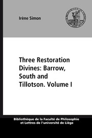 At søge tilflugt Brandy bund Three Restoration Divines: Barrow, South and Tillotson. Volume I - Chapter  two. Anglican Rationalism in the Seventeenth Century - Presses  universitaires de Liège