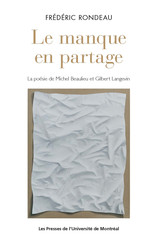 Le manque en partage