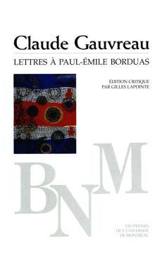 Lettres à Paul-Émile Borduas