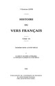 Histoire du vers français. Tome VII