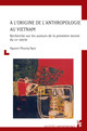 Introduction de l’anthropologie au Vietnam
