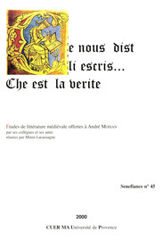 Bibliographie des publications d’André Moisan