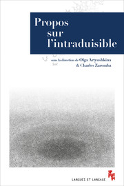 Inexprimable, indicible, intraduisible