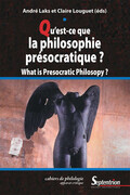 Qu Est Ce Que La Philosophie Presocratique Le Probleme Des Representations Visuelles Dans La Cosmologie Presocratique Pour Une Histoire De La Modelisation Presses Universitaires Du Septentrion