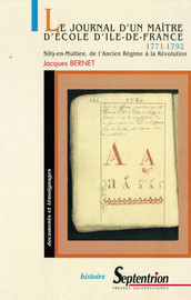 Journal d’un maître d’école d’Île-de-France (1771-1792)