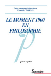 Le moment 1900 en philosophie