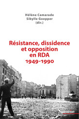 Résistance, dissidence et opposition en RDA 1949-1990