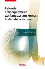 Refonder L Enseignement Des Langues Anciennes Etablir Un Contrat Didactique Uga Editions
