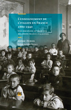 L'enseignement de l'italien en France (1880-1940)