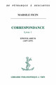 Correspondance, Livre I
